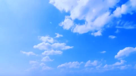 Beautiful blue clouds Video stock 205534897