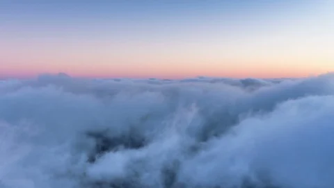 Beautiful blue clouds heaven background time lapse Stock-Footage 117293727