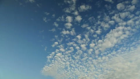 Beautiful blue cloudy sky Stock Footage 236712254