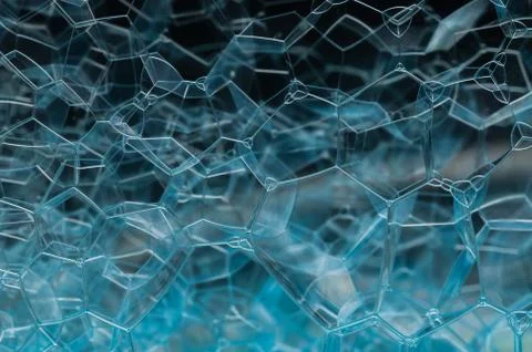 A beautiful blue microstructure of thin lines Stock Photos