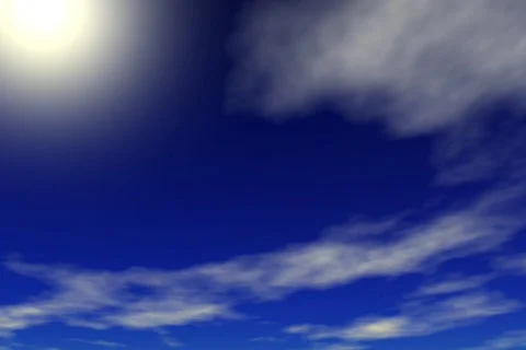 Beautiful Blue Morning Stock Footage