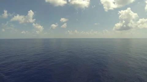 Beautiful Blue Ocean Stock Footage 44227881
