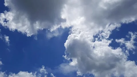 Beautiful blue sky and clouds natural background. Stock Footage 288942207