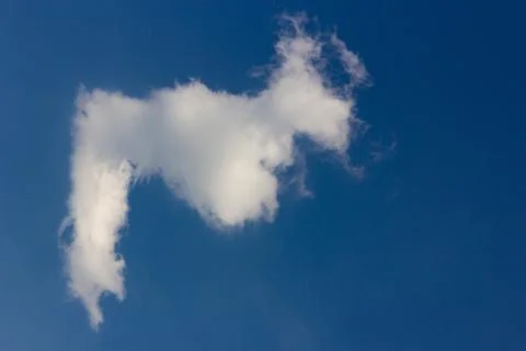 Beautiful blue sky background with clouds Stock Photos