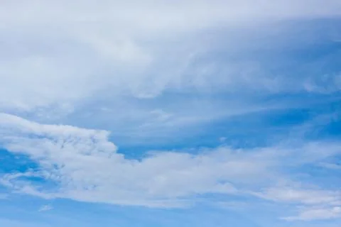 Beautiful blue sky with cloud for background. Stock Photos