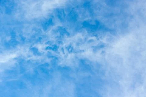 Beautiful blue sky with cloud for background. Stock Photos