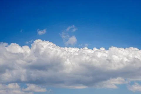 Beautiful blue sky with cloud for background. Stock Photos