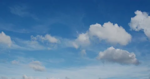 Beautiful blue sky with cloud Stock Footage 137852750