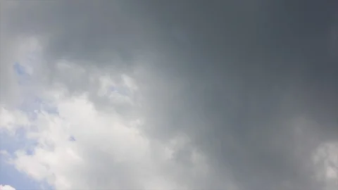 Beautiful blue sky with clouds background Stock Footage 127642759