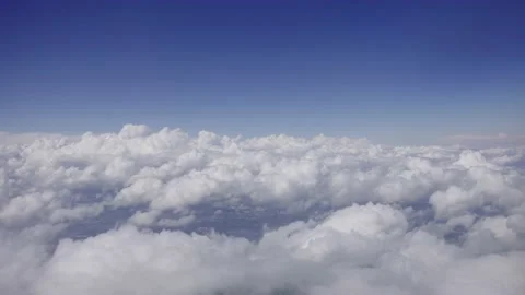 Beautiful blue sky with clouds background. Stock Footage 235669873