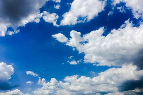 Beautiful blue sky with clouds background.Sky clouds.Sky with clouds weather  Foto stock