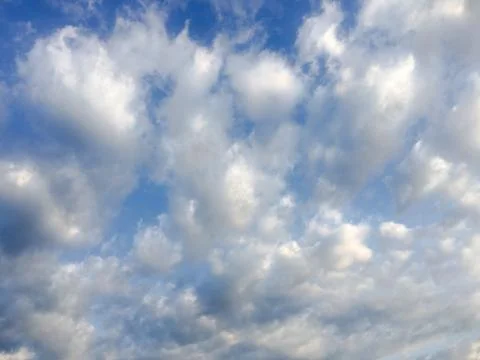 Beautiful blue sky with clouds background.Sky clouds.Sky with clouds weather  Fotos Stock