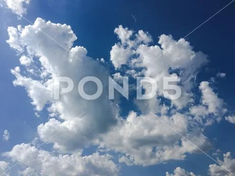 Beautiful blue sky with clouds background.Sky clouds.Sky with clouds weather Stock Photos