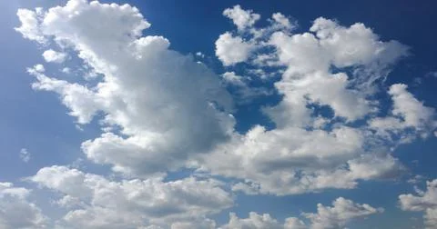 Beautiful blue sky with clouds background.Sky clouds.Sky with clouds weather  Stock Photos