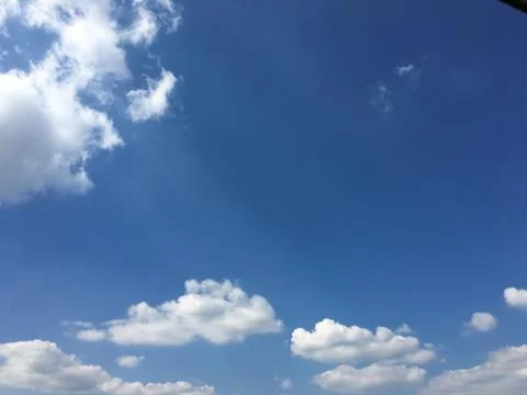 Beautiful blue sky with clouds background.Sky clouds.Sky with clouds weather  Stock Photos