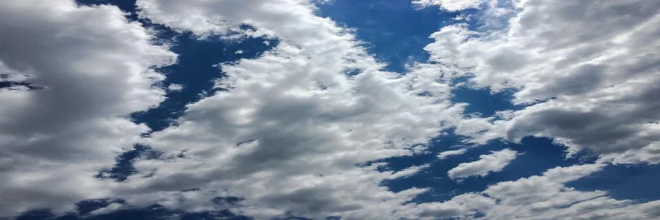 Beautiful blue sky with clouds background.Sky with clouds weather nature clou Stock Photos