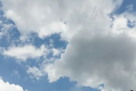 Beautiful blue sky with clouds background.Sky clouds.Sky with clouds weather  Foto stock