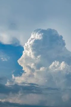 Beautiful blue sky with clouds background.Sky clouds.Sky with clouds weather Stock Photos