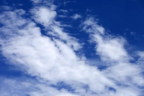 Beautiful blue sky with clouds Stock Photos