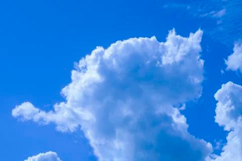Beautiful blue sky with clouds Stock Photos