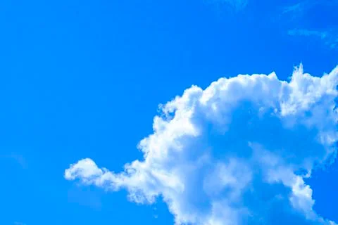 Beautiful blue sky with clouds Stock Photos