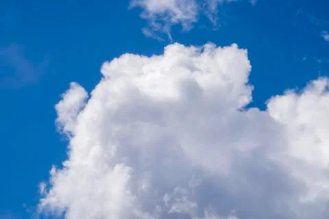 Beautiful blue sky with clouds Stock Photos