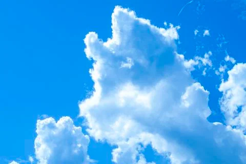 Beautiful blue sky with clouds Stock Photos