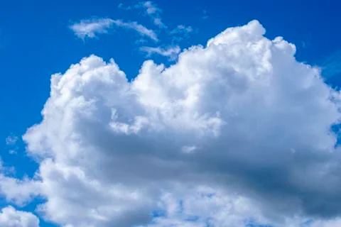 Beautiful blue sky with clouds Stock Photos