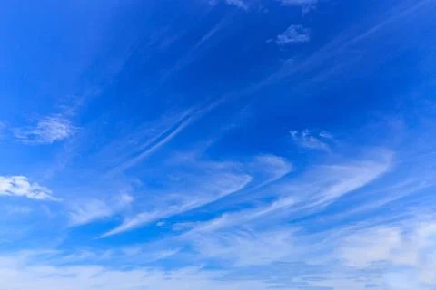 Beautiful blue sky with clouds Stock Photos