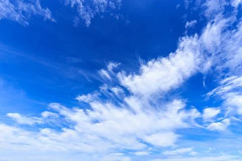 Beautiful blue sky with clouds Stock Photos