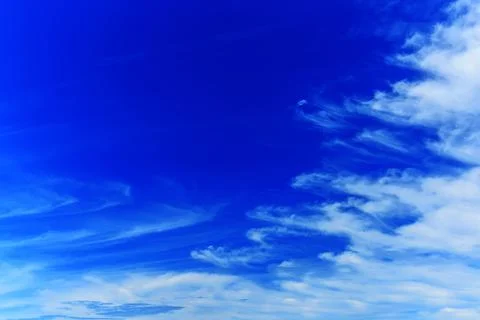 Beautiful blue sky with clouds Stock Photos