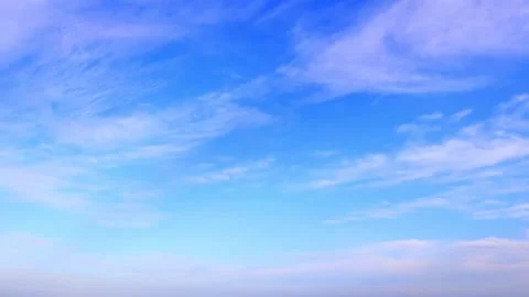 Beautiful Blue Sky With Clouds White Snow Stock Footage 109228508