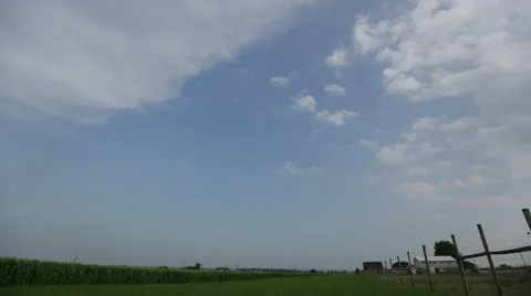 Beautiful blue sky Stock Footage 21786385
