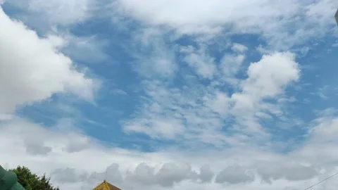 Beautiful blue sky Stock Footage 210699063