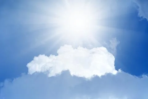 Beautiful blue sky Stock-Illustration