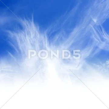 Beautiful blue sky Stock Illustration