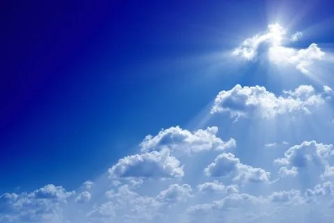 Beautiful blue sky Stock-Illustration