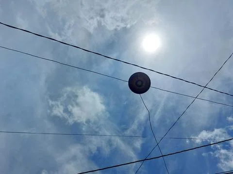 Beautiful blue sky Stock Photos