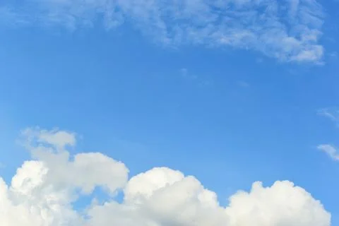 Beautiful blue sky with sunlight in springtime Photos