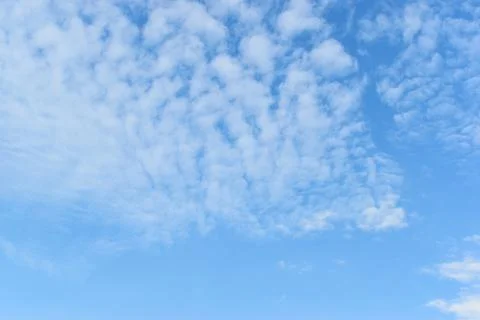 Beautiful blue sky with sunlight in springtime Stock Photos