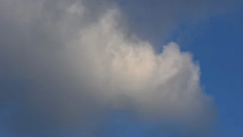 Beautiful blue sky with white clouds. Background. Stock Footage 126852722