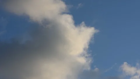 Beautiful blue sky with white clouds. Background. Stock Footage 126852919