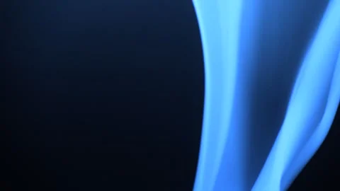 Beautiful Blue Smoke in Dark Environment Stock Footage 335274457