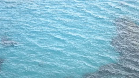 Beautiful blue water surface Stock Footage 79399627
