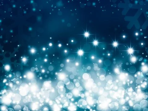 Beautiful blue  winter background Stock Illustration