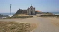 Beautiful Boa Nova chapel near Atlantic Ocean, Porto 4k or 4k+ Resolution