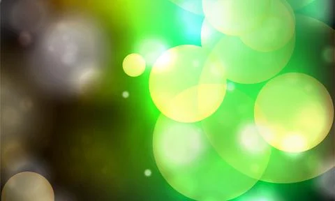 Beautiful bokeh circles abstract background. Stock Illustration