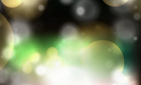 Beautiful bokeh circles abstract background. Stock Illustration