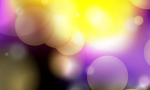 Beautiful bokeh circles abstract background. Illustrazione stock