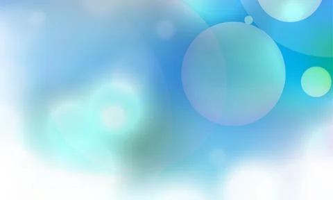 Beautiful bokeh circles abstract background. Stock Illustration